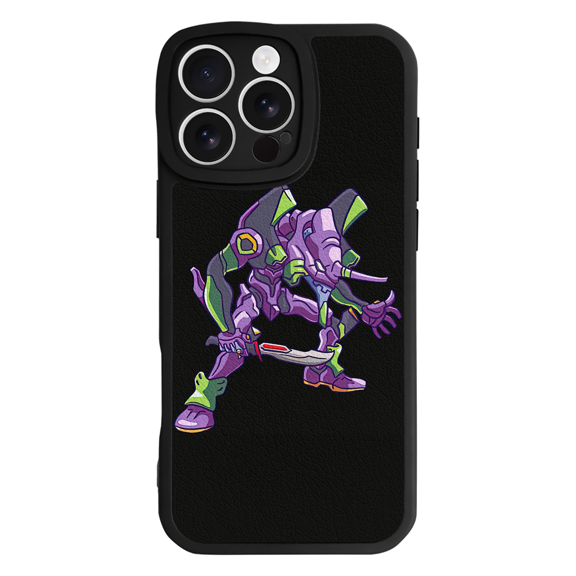 （画像用） EVA 新世紀エヴァンゲリオン 【iPhone 16シリーズ対応】シリコンスマホケース（レザー調） 材質：シリコン